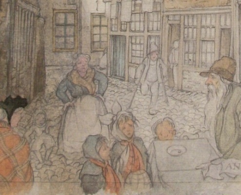 Detail Zwarte Bijlsteeg