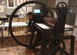 Etspers Anton Pieck bediend door Menno Balm